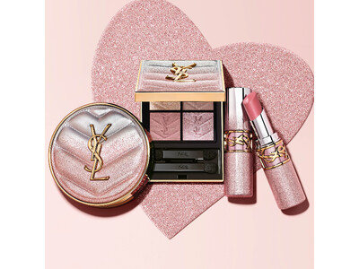 YSL BEAUTYが贈る、美しい「愛」の煌めきを表現したコレクション。人気のアイシャドウやリップ、クッションファンデーションの限定アイテムが登場。