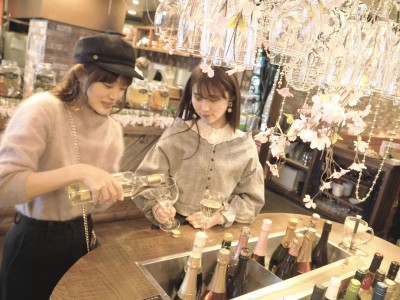 【春限定】3000本の桜のシャンデリアで乾杯！『お花見バルESOLA渋谷』3月1日期間限定オープン