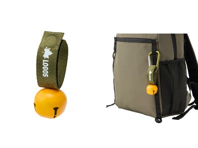 電車移動などで役立つ消音機能付き！キャンプや登山にあると安心な熊ベル「LOGOS 熊ベル-BF」 新発売！