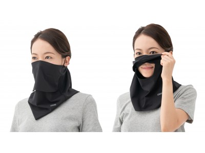 夏用マスクとして人気！呼吸がしやすく運動にも最適なひんやりフェイスマスク「美フィットスキン UVフェイスマスク」追加販売決定！