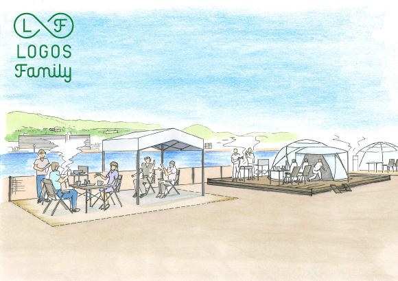 西宮浜総合公園にLOGOS認定の日帰りBBQ施設が誕生!「西宮浜 BBQ PARK powered by LOGOS」4月14日(金)オープン!