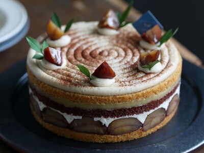 ヴィーガンパティスリー hal okada にて、旬の栗を使用した期間限定スイーツの販売を開始！