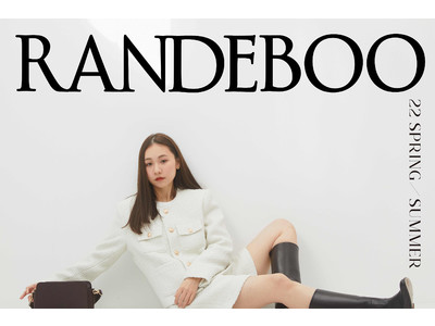 RANDEBOOが2022 PRE Spring/Summerを2022年1月14日(金)より発売開始。