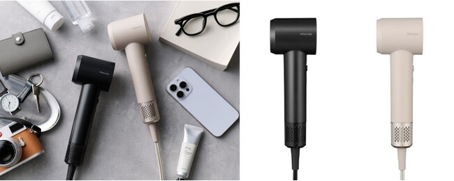 わずか約280gのI字型軽量ボディで、パワフル速乾&持ち運びもスマート。「マイナスイオン ヘアドライヤー」新発売