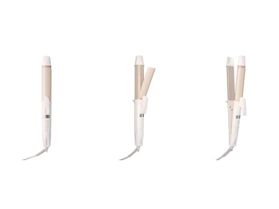 シルクコーティング(TM)搭載で、うるおい・カラーキープ、ツヤ仕上げ。ストレートもカールも1本で自在に。「プロテクトイオン 2WAYヘアアイロン」新発売