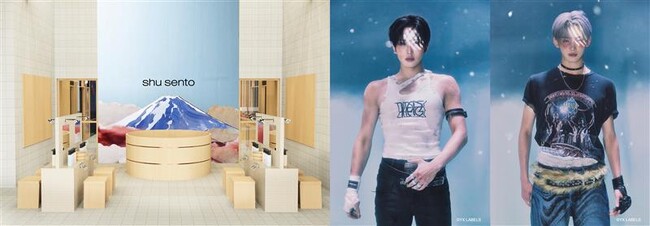 銭湯をテーマにしたshu uemuraの特別なポップアップイベント「shu sento」&TEAM FUMA&JOが“番頭”に！？特別ボイスでお出迎え。2人からのコメントも到着。