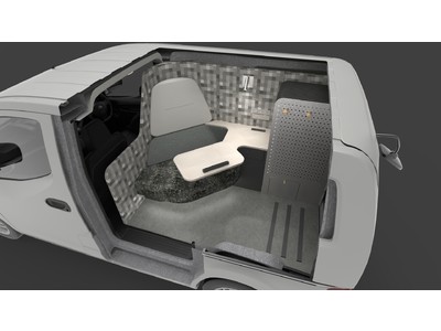 イトーキと日産自動車、後部座席スペースで快適にテレワークできるモバイルオフィスカー「MOOW（ムーウ）」を共同開発