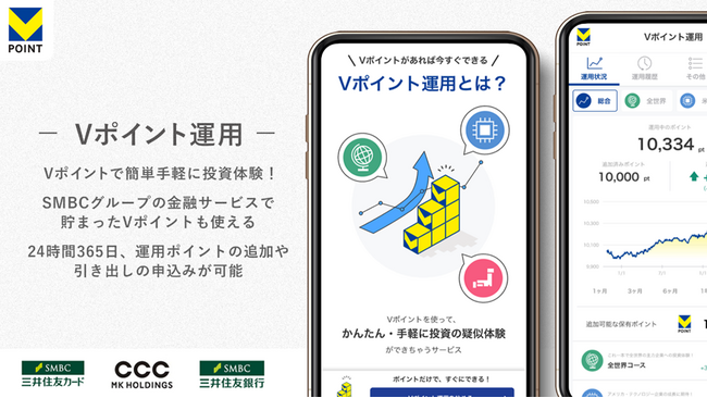Vポイントを使った投資体験サービス「Vポイント運用」を開始のメイン画像