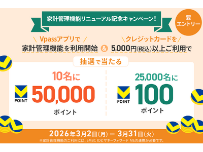 三井住友カード Vpassアプリの家計管理機能をリニューアル