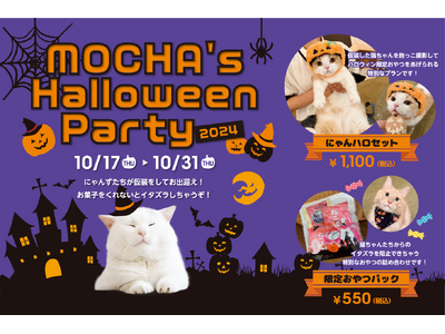 猫カフェMOCHAがお届けするハロウィンだけの特別な世界！『MOCHA's Halloween Party 2024』