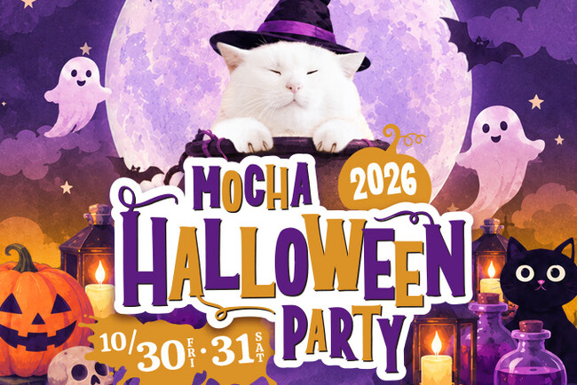 じゃれねこ『8月☆ハロウィン②』現品のみ★ 猫カフェMOCHAがハロウィン一色に！仮装にゃんずや限定メニューも登場