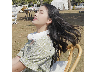 ★新商品★「JMK F120 Fan」ポータブル首掛け扇風機をGLOTURE.JPで販売開始【小型/ハンズフリー/充電式 /アウトドア/スポーツ/ダブルファン】