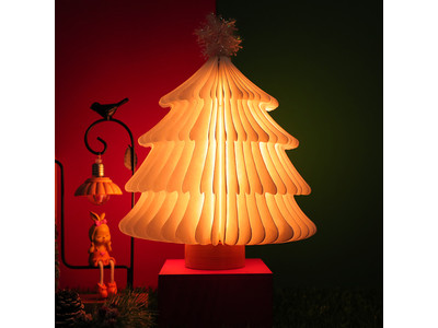 「Christmas G Lamp」コンパクトに折り畳める、タイベック製ツリー型ランプ をGLOTURE.JPで販売開始