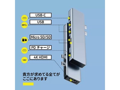 MacBookを7つのポートで機能強化する、急速充電対応USB-Cハブ「GeeHub-X1」をガジェットストア「MODERN g」で販売開始