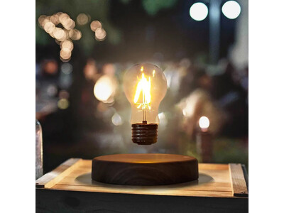 アイデアが生まれるかも？電球が宙に浮かび、あたたかい光がお部屋を優しく包み込むランプ「LeviBulb-G」をガジェットストア「MODERN g」で販売開始
