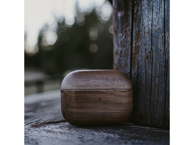 【品薄につき再入荷!】木製の手触りが魅力 OAKYWOOD WALNUT AirPods Pro Case【ワイヤレス充電対応/ストラップホール付/手作り】