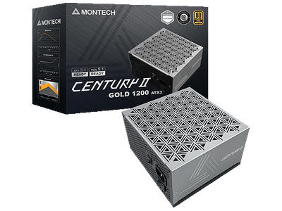 Montechから、80PLUS Gold / Cybenetics Platinum認証 フル