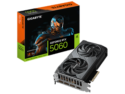 GIGABYTEから、NVIDIA GeForce RTX 5060 デュアルファン搭載グラフィックボー...