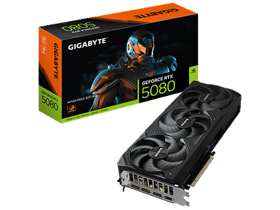 GIGABYTE グラフィックボード デュアルファン　ジャンク GIGABYTEから、GeForce RTX 5080 トリプルファン搭載グラフィック