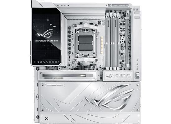 ASUSから、AMD X870Eチップセット搭載 E-ATX ハイエンドマザーボード『ROG CROSSHAIR X870E GLACIAL』を発売