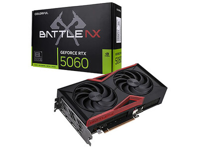 Colorful����AGeForce RTX 5060�����GeForce RTX 3060�𓋍ڂ����f���A���t�@���d�l�̃O���t�B�b�N�{�[�h2���i�𔭔�