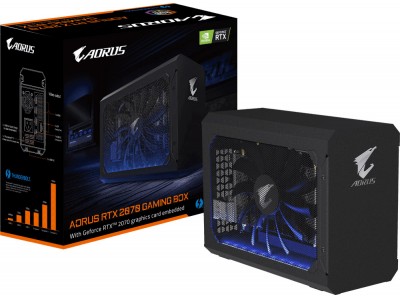 GIGABYTE社製 NVIDIA GeForce RTX 2070 グラフィックボード内蔵 外付けGPU BOX 発売