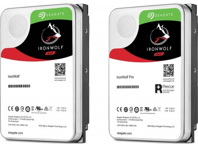 Seagate社製 NAS向けHDD IronWolf / IronWolf Pro 16TBモデル 発売