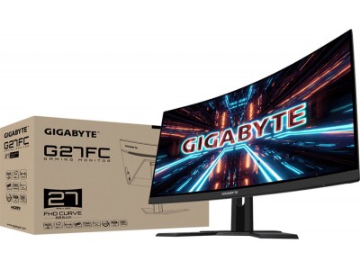 GIGABYTE社製 27インチ 1500Rのゲーミングディスプレイ 2モデル 発売
