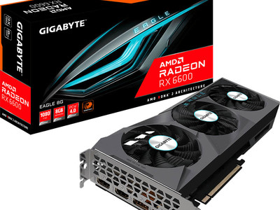 GIGABYTE製 Radeon RX 6600 搭載 グラフィックボード 発売