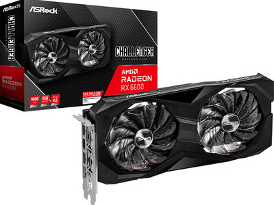 ASRock製 Radeon RX 6600 搭載 グラフィックボード 発売