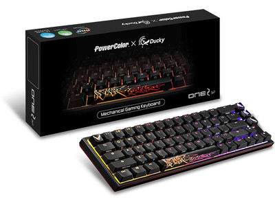 PowerColor製 コンパクトサイズ ゲーミングキーボード 発売