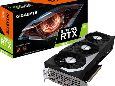 VRAMにGDDR6Xを搭載した、GIGABYTE製 GeForce RTX 3060 Ti 搭載 グラフィックボード 発売