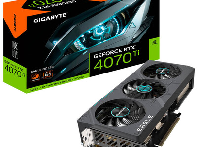 GeForce RTX 4070 Ti、高冷却3連ファン搭載オーバークロックグラフィックボード「GV-N407TEAGLE OC-12GD R2.0」発売 | GIGABYTEから