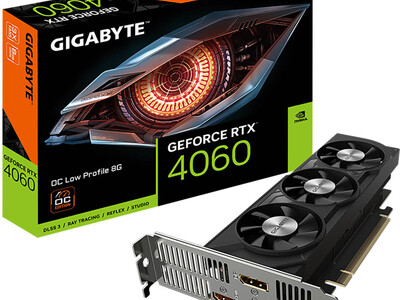 GeForce RTX 4060搭載 ロープロファイル＆横幅182mm グラフィック