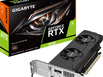 【GIGABYTE】GeForce RTX 3050 ロープロファイル対応デュアルファン搭載グラフィックボード『GV-N3050OC-6GL』発売