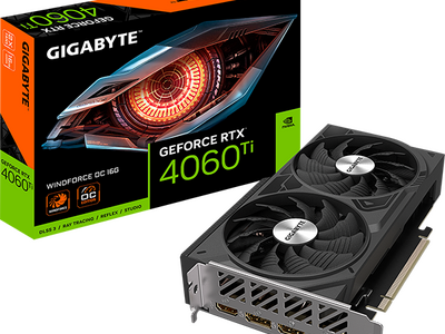 GIGABYTEから、GeForce RTX 4060 Ti 高冷却デュアルファン VRAM 16GB搭載オーバークロックグラフィックボード『GV-N406TWF2OC-16GD』発売