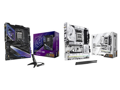 ASRockから、AMD X870 / X870Eチップセット搭載マザーボード 発売 フラグシップモデルから、定番モデルまで 7製品ラインナップ