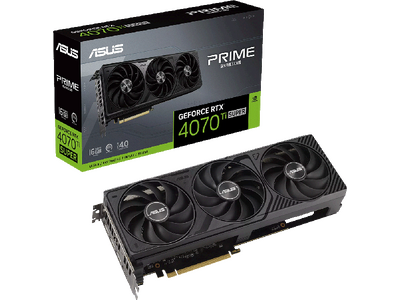 ASUSから、GeForce RTX 4070 Ti Super 高冷却トリプルファン搭載オーバークロックグラフィックボード『PRIME-RTX4070TIS-16G』発売