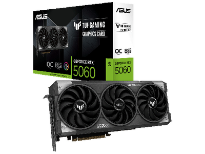 ASUSから、GeForce RTX 5060 搭載グラフィックボードを3製品発売