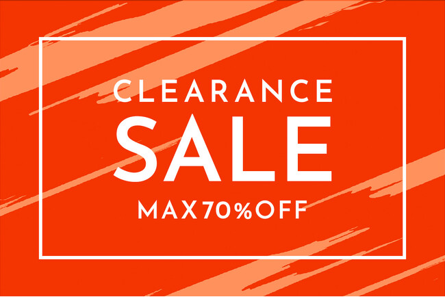 【MAX70%OFF】NYオンラインにて『クリアランスセール』開催!
