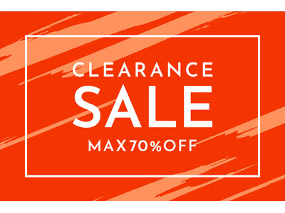 【MAX70％OFF】NYオンラインにて『クリアランスセール』開催！