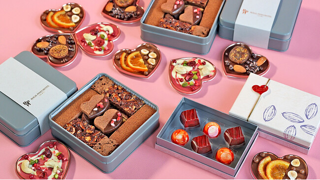 あまりんボンボンショコラ、ハートマンディアン、クッキー缶などバレンタインスイーツを2026年1月30日(金)～2月14日(土)の期間限定で販売！【ロイヤルパインズホテル浦和】