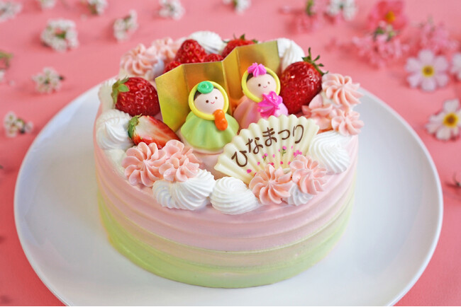 【ロイヤルパインズホテル浦和】ひなまつりケーキを2月28日～3月3日にて販売いたします。2月17日から予約受付開始