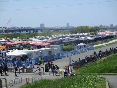 BBQエリア　完全予約制/有料化開始(淀川河川公園)