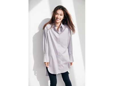 女優・中村アンさん×『23区』コラボレーション企画第２弾 ”大人の女性のためのリュクスなロングシャツ”を販売　　