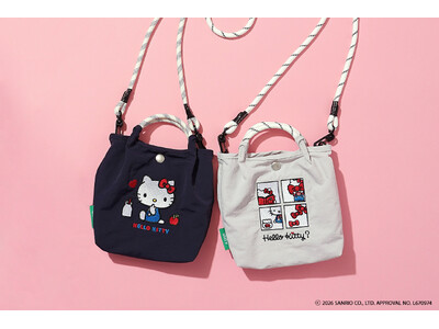 完売につき待望の再入荷！【ハローキティ】の繊細な刺繍が映える、上品で大人かわいいミニショルダーバッグ。斜...