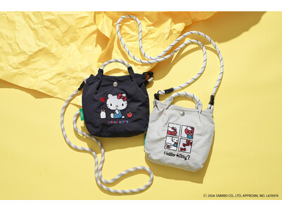 再入荷分も完売！WEB限定で予約販売スタート【ハローキティ】繊細な刺繍が映える、大人かわいい2WAYミニショルダーバッグ。斜め掛け＆ミニトートで楽しめる上品デザイン