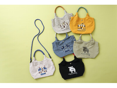 【moz(モズ)】待望の再入荷！エルクの贅沢な刺繍が映える大人の2wayミニショルダーバッグが再び登場！北欧テイストの愛らしさと軽量・2wayの使いやすさを兼ね備え普段のお出かけから旅行まで幅広く活躍