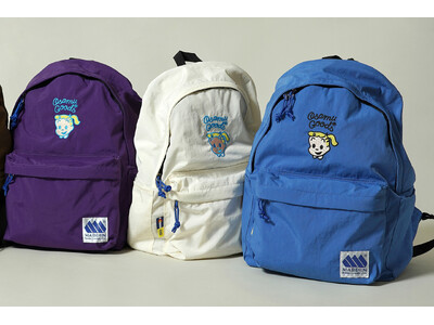 【OSAMU GOODS】新登場！WEB限定で予約スタート。レトロポップな世界観とリッチな「ジル」の刺繍が魅力！軽量＆約15Lの収納力で、頼れる使いやすさをプラスした大人女子のお出かけリュックサック