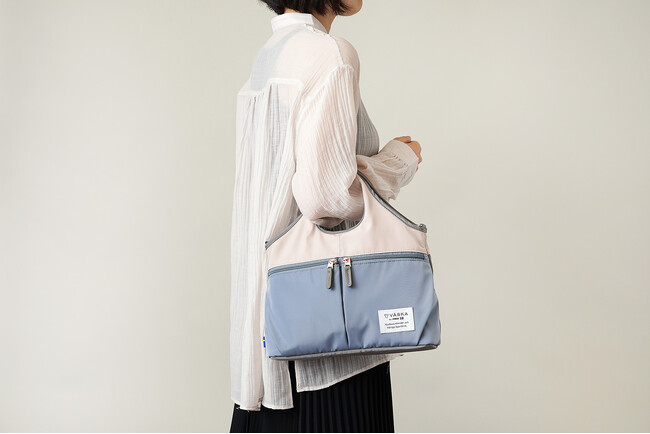 【新商品】VASKA by mozが提案する、2つの持ち方で表情が変わる、両方の良いところを詰め込んだ「収納上手の2WAYトートバッグ」が誕生！多機能バッグで日常がもっと快適に楽しく